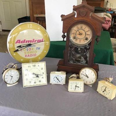Antique to Mid Century Clocks