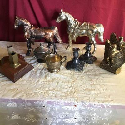 Metal, Silver Plate, Brass Animals & More