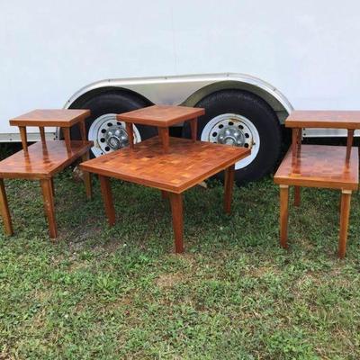 Hand Crafted End Tables