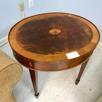 Herman Copley place end table mohogany wood. 
