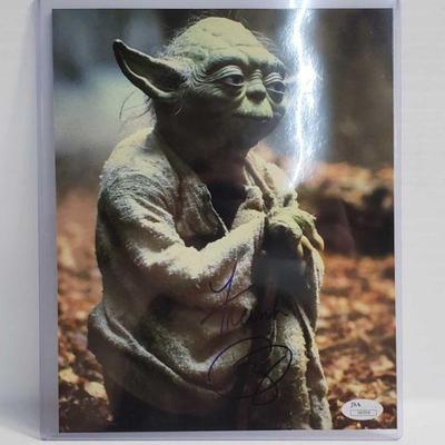 1010	

Yoda Photograph Signed By Frank Oz - Has COA Sticker Star Wars
JSA Authentic I40956