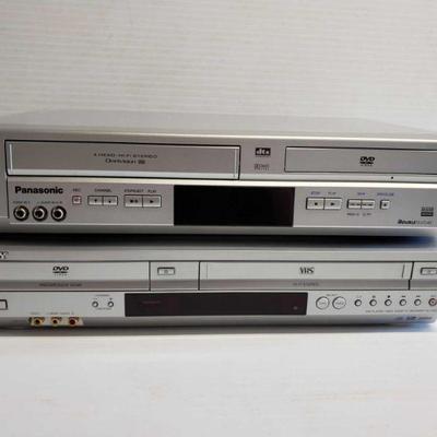 092	

Sony DVD/VHS Player And Panasonic DVD/VHS Player
Sony Model No: SLV-D370P Panisonic Model No: PV-D4734S