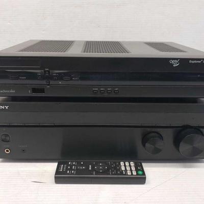 7308	

Sony Stereo Receiver And Technicolor Explorer
Sony Model No: STR-DH190 Technicolor Model No: 8640HDC2