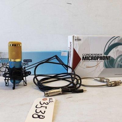 3538	

2 Condenser Microphones, Microphone Stand, And Cords
Microphone Model No: BM-800