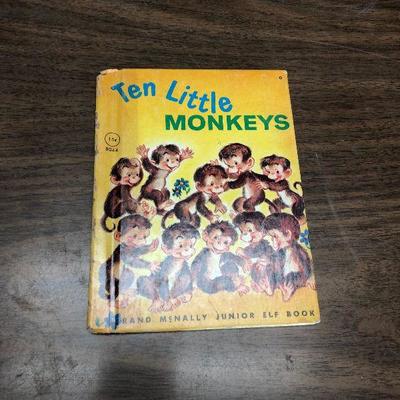 https://www.ebay.com/itm/124302492208	LX2080: Ten Little Monkeys Randy McNally Elf Book 1953 ASIS	Auction Start after 08/19/2020 6 PM
