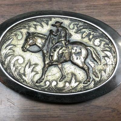 https://www.ebay.com/itm/124302610265	LX2092:  Cowboy with horse Belt Buckle 	Auction Start after 08/19/2020 6 PM
