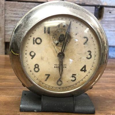 https://www.ebay.com/itm/124302672226	LX2106: Vintage Westclox Baby Ben manual alarm clock ASIS - Not Tested	Auction Start after...