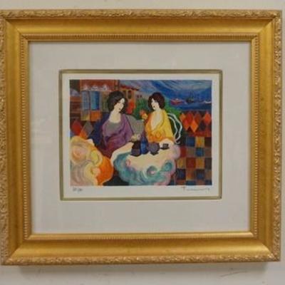1087	TARKAY HAND SIGNED AND NUMBERED SERIGRAPH, TITLED *INTIMATE MOMENTS IV* 229/350. IMAGE SIZE 11 IN X 9 IN., OVERALL DIMENSIONS 19 3/4...