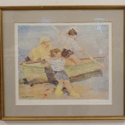 1042	EDMUND ERNEST KOSMOWSKI SIGNED PRINT NUMBERED 21 OUT OF 200. IMAGE SIZE 17 1/2 INX 15 IN. OVERALL DIMENSIONS 23 1/2 IN X 21 IN.
