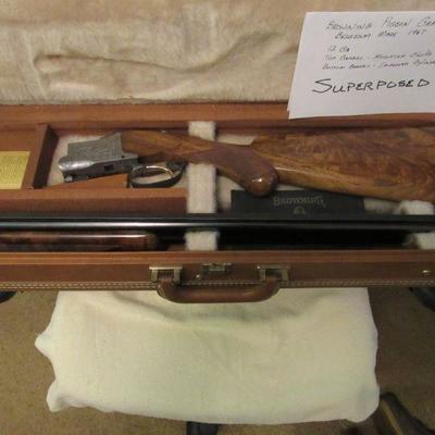 Browning Superposed O/U double barrel shotgun, 