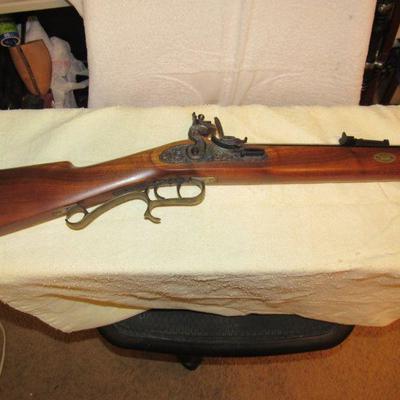 Thompson Center Arms 45 caliber muzzle loader. Believed to be the Hawkin model