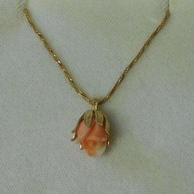14 k Coral Necklace