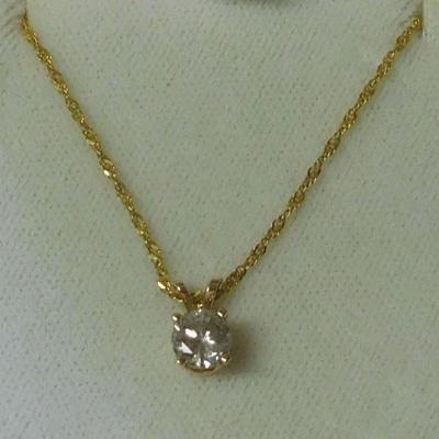 14 k Diamond Necklace