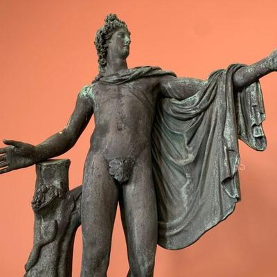 SHOP NOW @ HuntEstateSales.com! Apollo Belvedere, After The Antique, Bronze