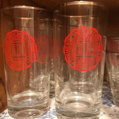 Vintage Glassware from Indiana University