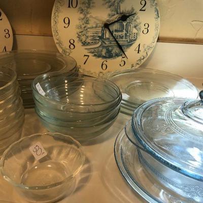 Depression Glass dishes