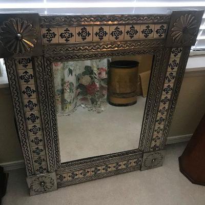 Mexican Tile Mirror