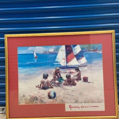 Ramon O. Beach Print