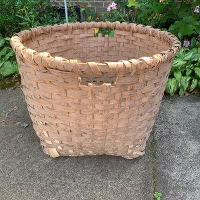 Antique split oak basket