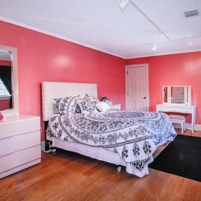 White Laminate Bedroom Suite 