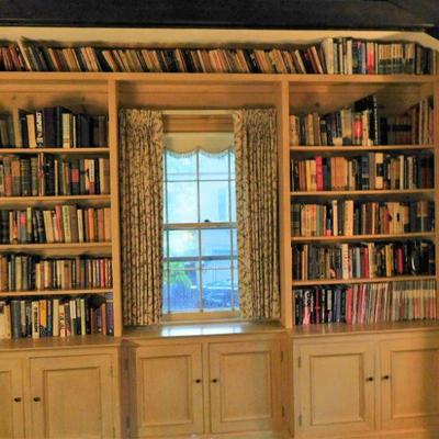Extensive Book Library Throughout the home