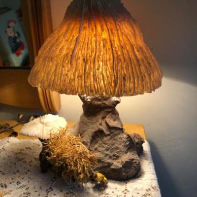 MCM rare shell lamp 