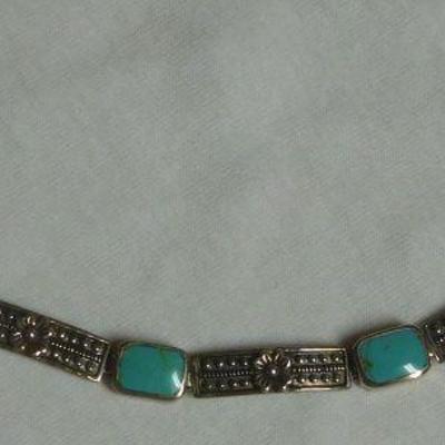 Sterling Turquoise Bracelet