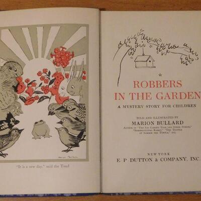 Robbers in the Garden - 1931 First Edition 
