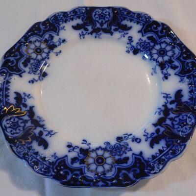 English Flo Blue Plate