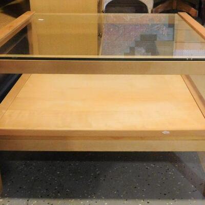 Glass Top Coffee Table