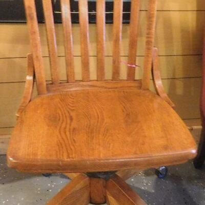 Oak Office Chair