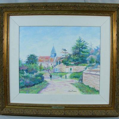 H. Claude Pissarro (1935-    ) French - Original Oil