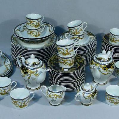 94 piece set of Versace style dishes (service for 16)