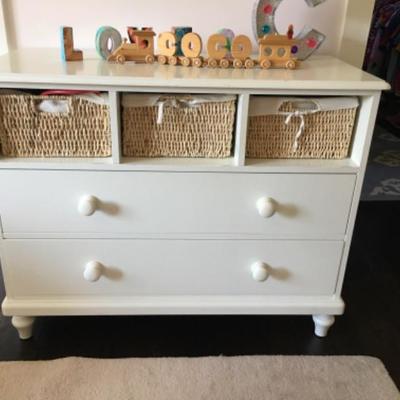 Pottery Barn Dresser with Cubbies