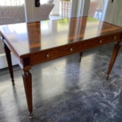 Italian Burl top desk