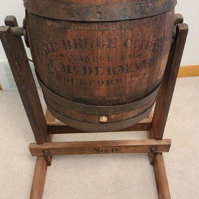 Revolving Wood Butter Churn