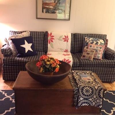Family Room Filled with American Country Primitives