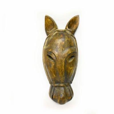 Wooden Horse Mask / Wall Decor