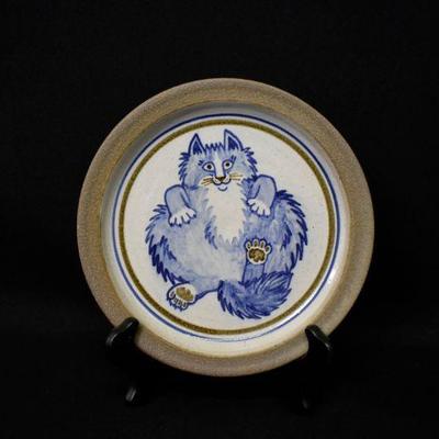 Cat Pottery Plate