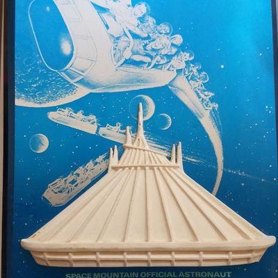 1997 plaque Space Mountain inaugural season, opening at Disneyland   