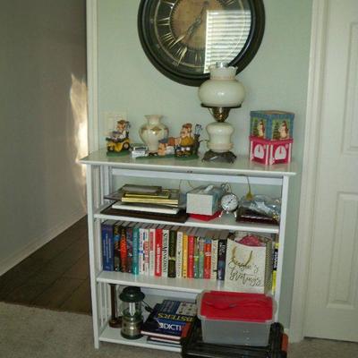 White Wood Folding Book Shelf