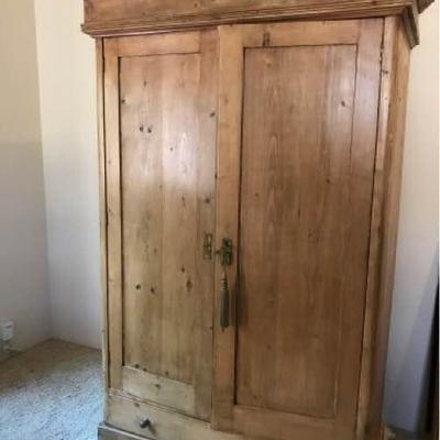 Solid Wood Antique Armoire