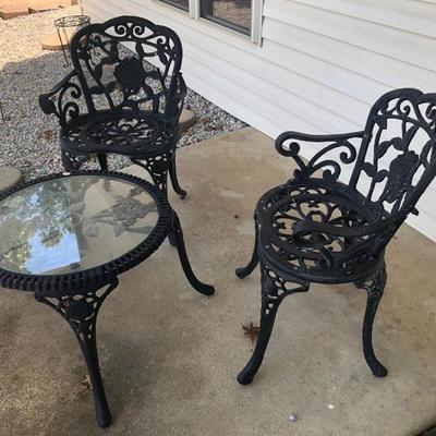 Chairs 35.00 each table 25.00