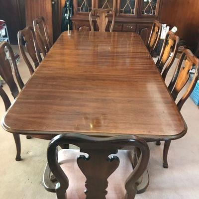 Hard to find dining room table with 8 chairs
