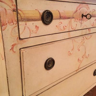 Patina Furniture, hand painted in Italy.
