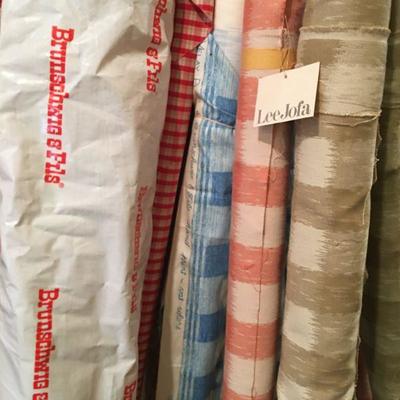 Brunschwig & Fils, Lee Jofa and other fine fabrics for upholstery.