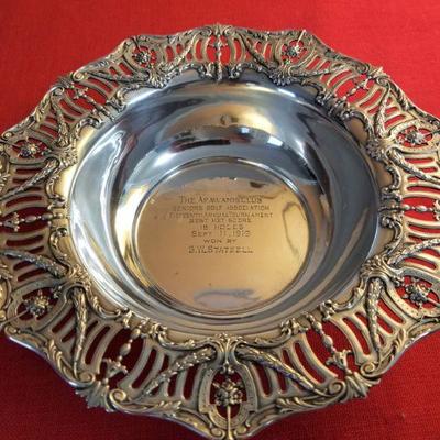 Sterling Silver Bowl from Sept 11 1919 