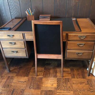 desk and chair modern classic broyhill