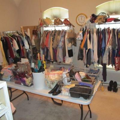 Visit our Boutique - with women & men's clothes, shoes, purses, hats, & accessories.  Designer!