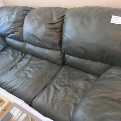 2 leather sofas